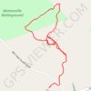 Bentonville Battleground trail, distance, elevation, map, profile, GPS track