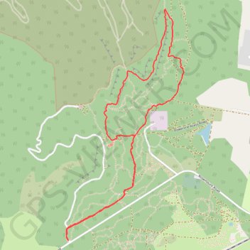 Denman common for Orienteering event trail, distance, elevation, map, profile, GPS track