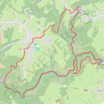 Naar de Neus van Napoleon trail, distance, elevation, map, profile, GPS track