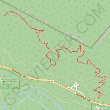 CMBA/AEP Ten Years Gone trail trail, distance, elevation, map, profile, GPS track