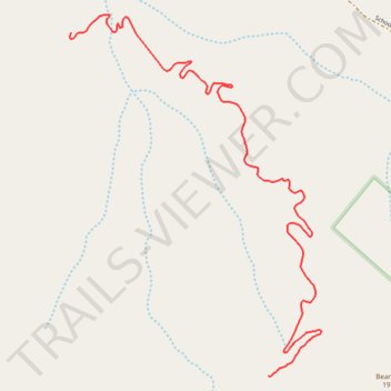Supreme Bean #36 trail, distance, elevation, map, profile, GPS track
