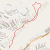 Part of Solemint Canyon Mountainway Trail trail, distance, elevation, map, profile, GPS track