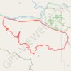 Gravel Loop Ride between Hewolf Mountain and Flathead River trail, distance, elevation, map, profile, GPS track