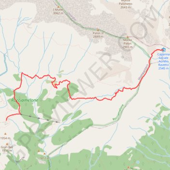 Colle Croce di Ferro trail, distance, elevation, map, profile, GPS track