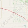 Whitewood - Moosomin trail, distance, elevation, map, profile, GPS track