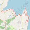 East Coast Trail - Silver Mine Cobbler Path trail, distance, elevation, map, profile, GPS track