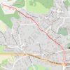 WD1 shorter option walk up from bus stop trail, distance, elevation, map, profile, GPS track