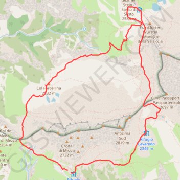 Move trail, distance, elevation, map, profile, GPS track