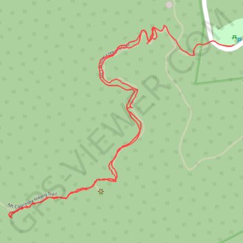 Mount Cooroora trail, distance, elevation, map, profile, GPS track