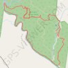 Werribee Gorge State Park Loop trail, distance, elevation, map, profile, GPS track