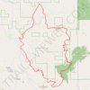 Backpacked Tarbell Loop Trail trail, distance, elevation, map, profile, GPS track
