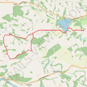 Ninewells Kerb Cairn & Easter Cult Stones trail, distance, elevation, map, profile, GPS track