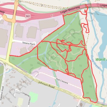 Dan Stiller Reserve Trail Run trail, distance, elevation, map, profile, GPS track