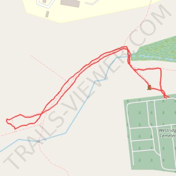 Short walk on Overlook trails near Westridge Cemetery trail, distance, elevation, map, profile, GPS track