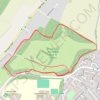 Jersey Farm Parkrun trail, distance, elevation, map, profile, GPS track