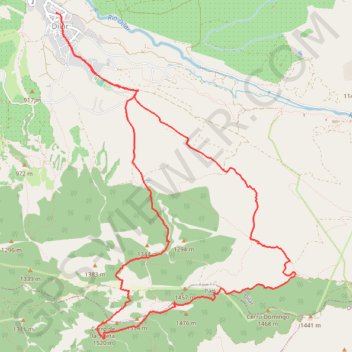 Silleta de Padul trail, distance, elevation, map, profile, GPS track