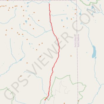 Vallecito Creek up - Weminuche Wilderness trail, distance, elevation, map, profile, GPS track