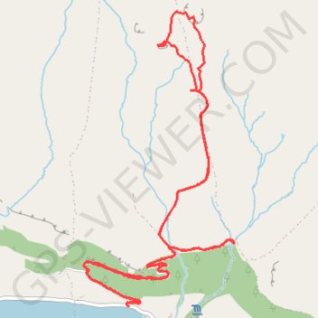 Walk to the Doneens & top of Glencarr Waterfall trail, distance, elevation, map, profile, GPS track