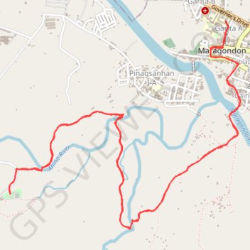 Maragondon - Bonifacio Shrine and Eco-Tourism Park trail, distance, elevation, map, profile, GPS track