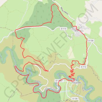 Espace Ceven'trail Circuit #1-10656957 trail, distance, elevation, map, profile, GPS track