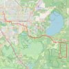 Hawthorne Trail and Longleaf Flatwoods trail, distance, elevation, map, profile, GPS track