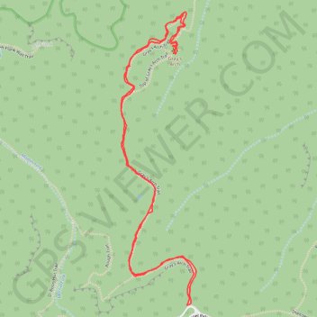 Gray's Arch Trail in Red River Gorge Geological Area trail, distance, elevation, map, profile, GPS track