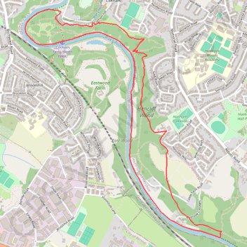 Conham - River Avon trail, distance, elevation, map, profile, GPS track