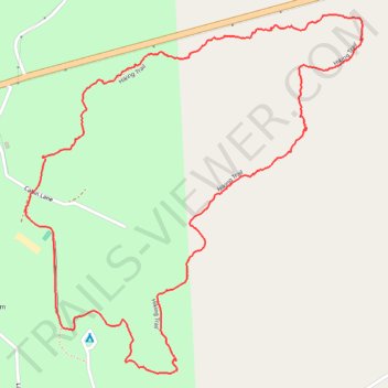 Chickasaw State Park Hiking Trail trail, distance, elevation, map, profile, GPS track