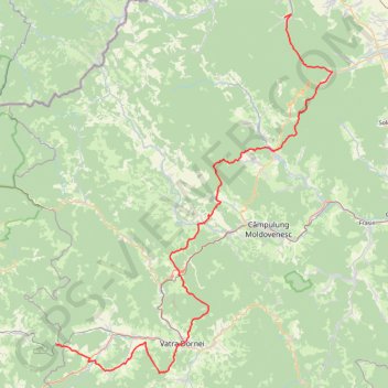 ViaTransilvanica trail, distance, elevation, map, profile, GPS track