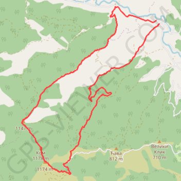 Trasa trail, distance, elevation, map, profile, GPS track