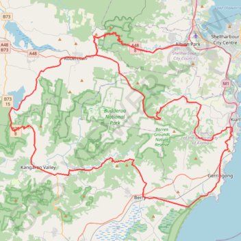 Albion Park Loop trail, distance, elevation, map, profile, GPS track