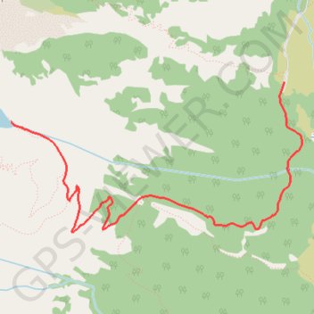 Delta Lake via Amphitheater Lake Trail trail, distance, elevation, map, profile, GPS track