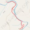 Triple Falls Trail and High Falls Trail in Dupont State Recreational Forest trail, distance, elevation, map, profile, GPS track