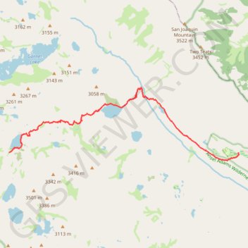 Agnew Meadows to Ediza Lake via Shadow Creek Trail, Olaine Lake and Shadow Lake trail, distance, elevation, map, profile, GPS track