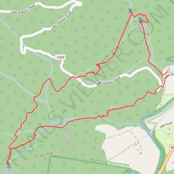 Three Falls Track - Mount Field National Park trail, distance, elevation, map, profile, GPS track