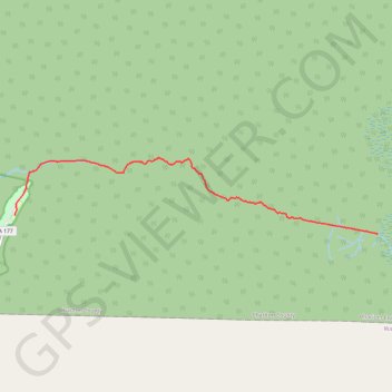 Canal Run to SFSP canoe trail trail, distance, elevation, map, profile, GPS track