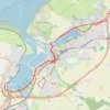 Run around Hayle trail, distance, elevation, map, profile, GPS track