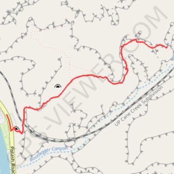 Corona Arch Trail trail, distance, elevation, map, profile, GPS track