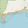 Cape Schanck - Mornington Peninsula trail, distance, elevation, map, profile, GPS track