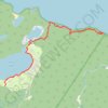 Bruce Peninsula National Park, Lake Huron, Cyprus Lake trail, distance, elevation, map, profile, GPS track