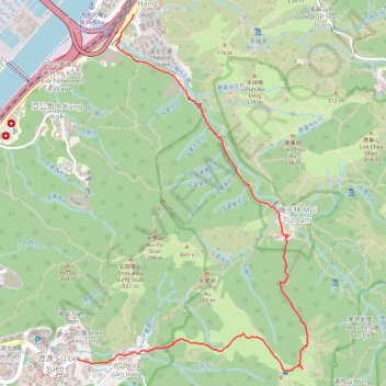 石芽山(和然然) trail, distance, elevation, map, profile, GPS track