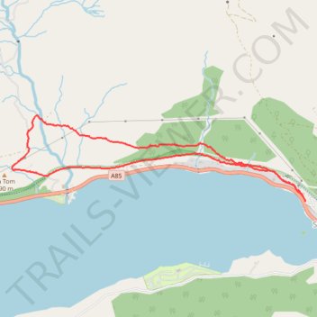 Loop Walk from St Fillans to Jerusalem in Glen Tarken trail, distance, elevation, map, profile, GPS track