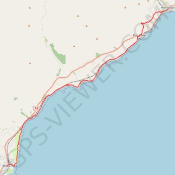 John O'Groats Trail - Brora to Helmsdale trail, distance, elevation, map, profile, GPS track