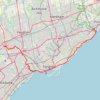 Brampton - Scarborough trail, distance, elevation, map, profile, GPS track