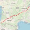 Chemin de Saint-Jacques-de-Compostelle trail, distance, elevation, map, profile, GPS track