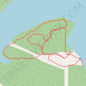 Mogador Reservoir trail, distance, elevation, map, profile, GPS track