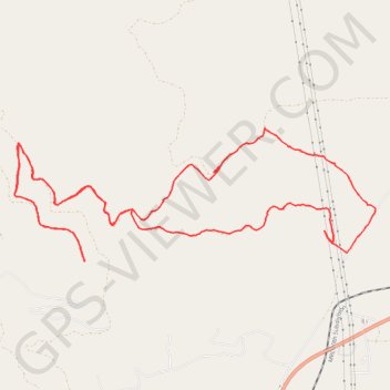 Bike ride on the slopes of Charity Peak trail, distance, elevation, map, profile, GPS track