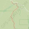 San Mateo Peak trail, distance, elevation, map, profile, GPS track