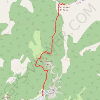 2018-06-16 14:28:41 Dan trail, distance, elevation, map, profile, GPS track