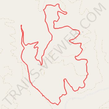 Tepee Ridge trail, distance, elevation, map, profile, GPS track